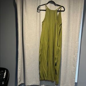Elegant Olive Green Women's Dress